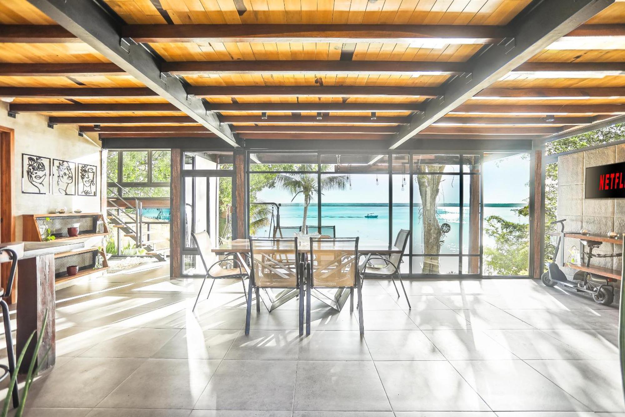 Casa Villa Real- Lagoon Acces And Stunning Views! Bacalar Kültér fotó